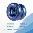 Nanma Power Sealed - 3-kierteinen penisrengas, sininen - Nanma - 48991-1 - 2