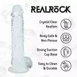 RealRock Super Flexible - Dildo kiveksillä 5" kirkas - Tekopenikset - 48833-1 - 5