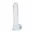RealRock Super Flexible - Dildo kiveksillä 5" kirkas - Tekopenikset - 48833-1 - 2