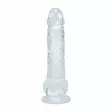 RealRock Super Flexible - Dildo kiveksillä 5" kirkas - Tekopenikset - 48833-1 - 4