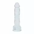 RealRock Super Flexible - Dildo kiveksillä 5" kirkas - Tekopenikset - 48833-1 - 3