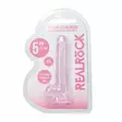 RealRock Super Flexible - Dildo kiveksillä 5" pinkki - Tekopenikset - 48831-1 - 6