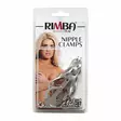 Rimba Bondage Play - Metalliset nänninipistimet ketjulla - Rimba - 41859-1 - 3