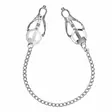 Rimba Bondage Play - Metalliset nänninipistimet ketjulla - Rimba - 41859-1 - 1