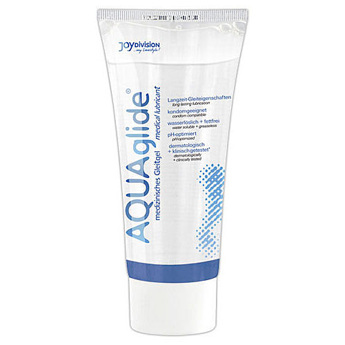 Aqua Glide - Vesipohjainen liukuvoide, 50 ml - Liukuvoiteet - 647-1 - 1
