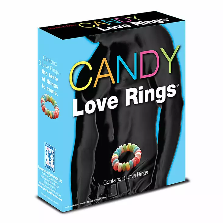 Candy Love Ring - Karkki-penisrenkaat, 3 kpl - Spencer & Fleetwood - 35643-1 - 1