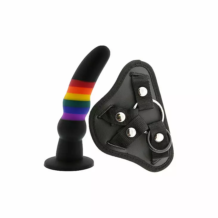 Colourful Love - Strap-on dildo ja valjaat - Strap on - 42651-1 - 1
