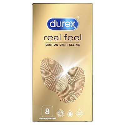 Durex - Real Feel Kondomi, 8 kpl - Kondomit - 42434-1 - 1