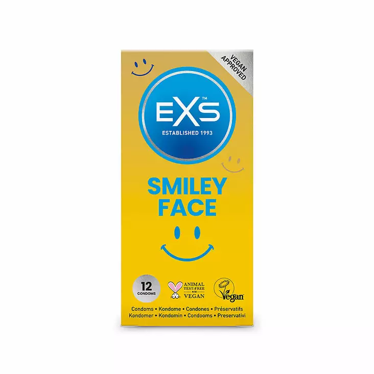 EXS - Smiley Face Kondomi, 12 kpl - Kondomit - 43813-1 - 1
