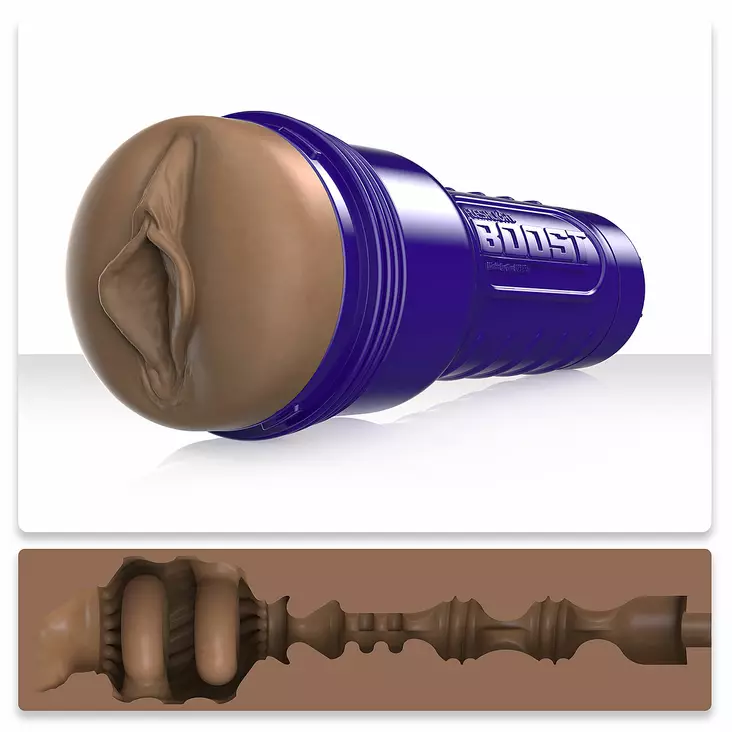 Fleshlight Boost - Bang tekovagina, Medium Dark - Miehen itsetyydytys - 44288-1 - 1