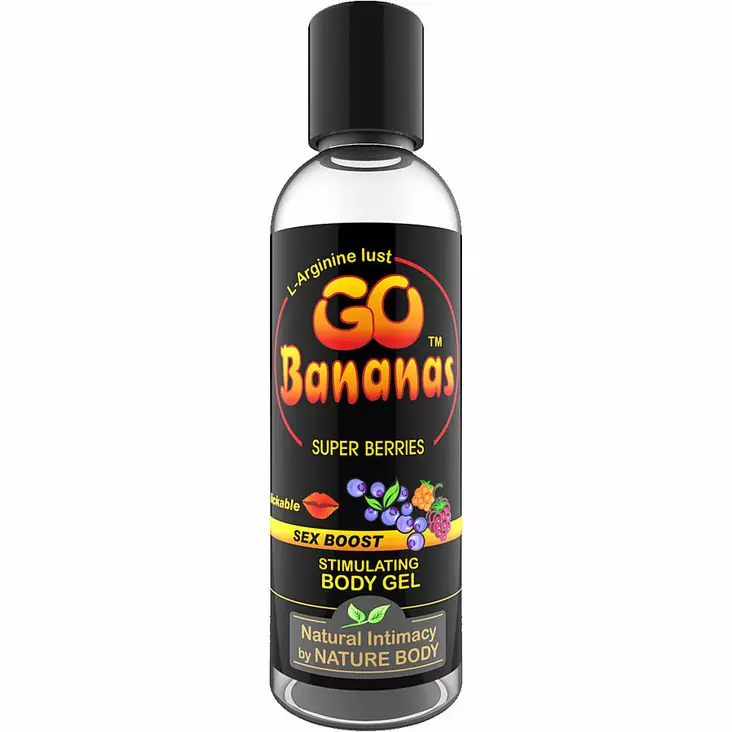 Nature Body Go Bananas - Stimuloiva makuliukuvoide, 100 ml Super-marjat - Liukuvoiteet - 37700-1 - 2