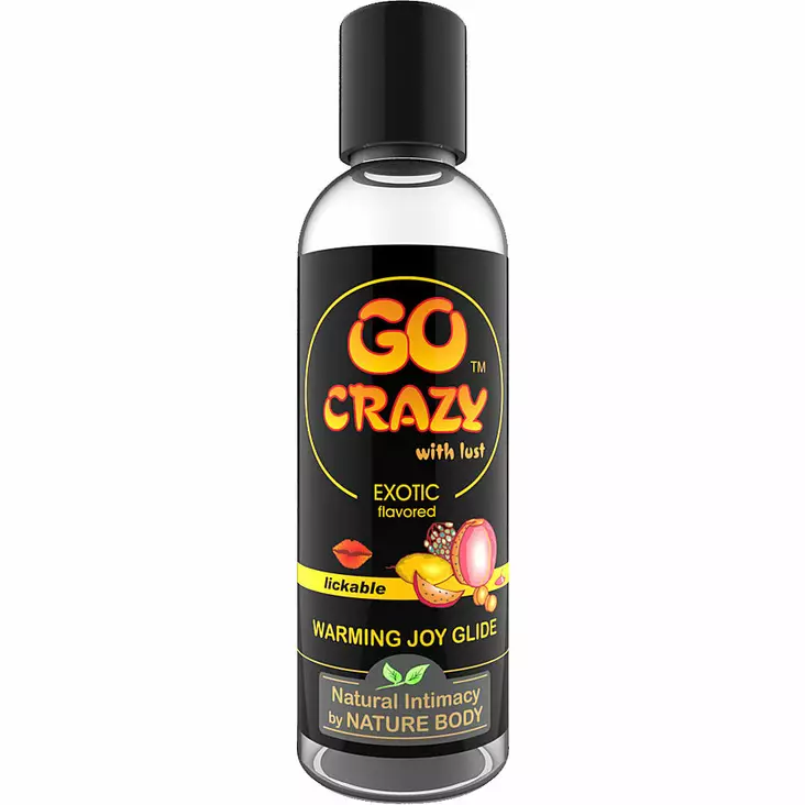Nature Body Go Crazy - Lämmittävä makuliukuvoide, 100 ml Eksoottiset hedelmät - Liukuvoiteet - 37684-1 - 2