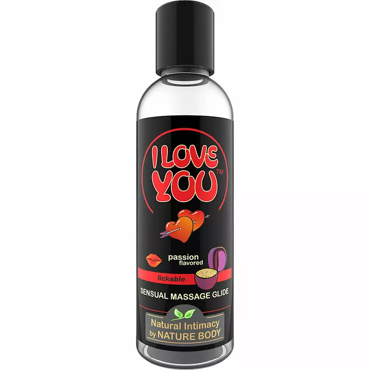 Nature Body I Love You - Passion hierontaliukaste, 100 ml - Hierontaöljyt - 37694-1 - 1