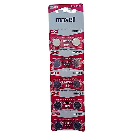 Maxell LR1130 - Alkalinappiparisto, 10 kpl - Lisätarvikkeet - 35102-1 - 1