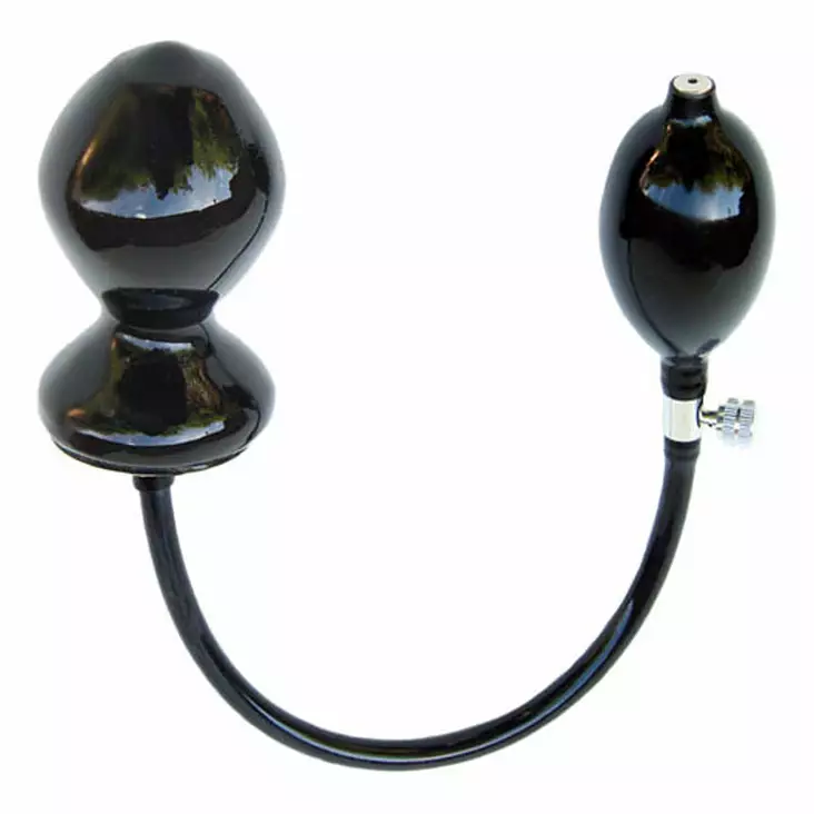 Mister B - Inflatable Solid Ballplug, musta L - Anustapit - 31447-1 - 1