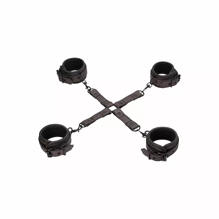 Ouch Elegant - Sidontaremmi käsi- ja nilkkakahleilla - Ouch - 37578-1 - 1