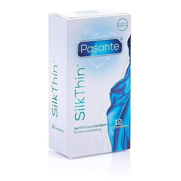 Pasante Silk Thin - Kondomi, 12 kpl - Pasante - 41140-1 - 1