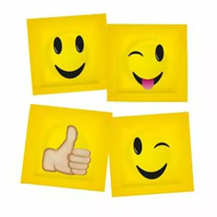 Pasante Smiley - Kondomi, 4 kpl - Pasante - 35499-1 - 1