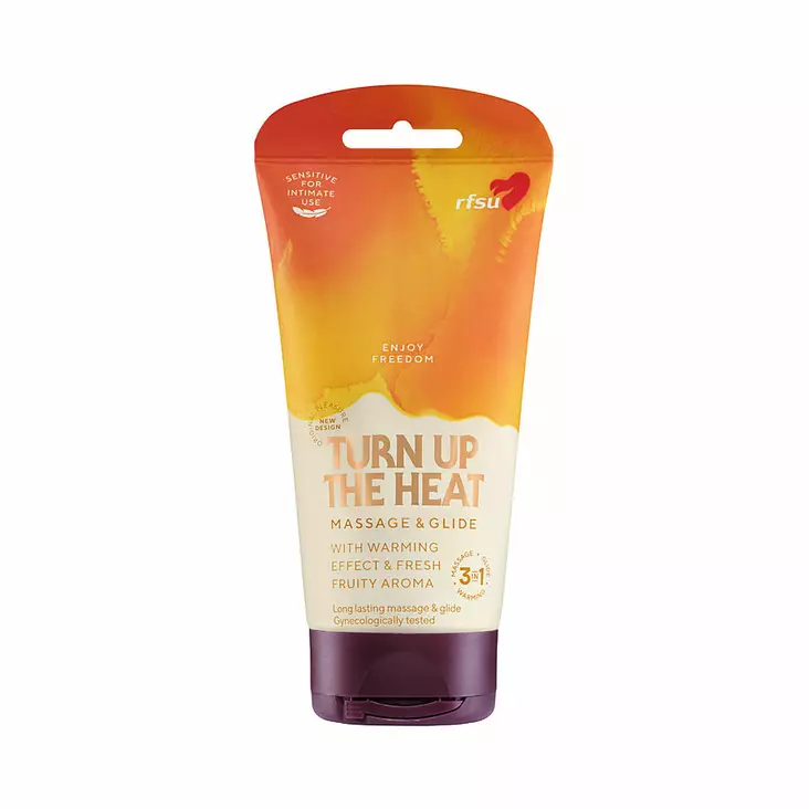 RFSU Turn up the Heat - Hierontageeli, 150 ml - Eroottinen hieronta - 32375-1 - 1
