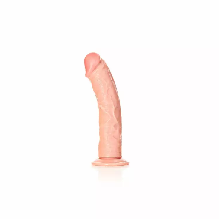 RealRock Premium Ultra Skin - Kaareva dildo 7" - Tekopenikset - 43626-1 - 1