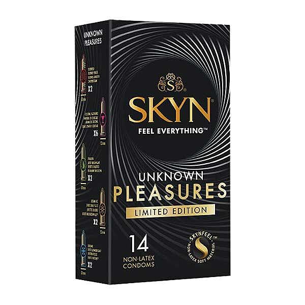 SKYN Unknown Pleasures - Kondomilajitelma, 14 kpl - Kondomit - 42968-1 - 1