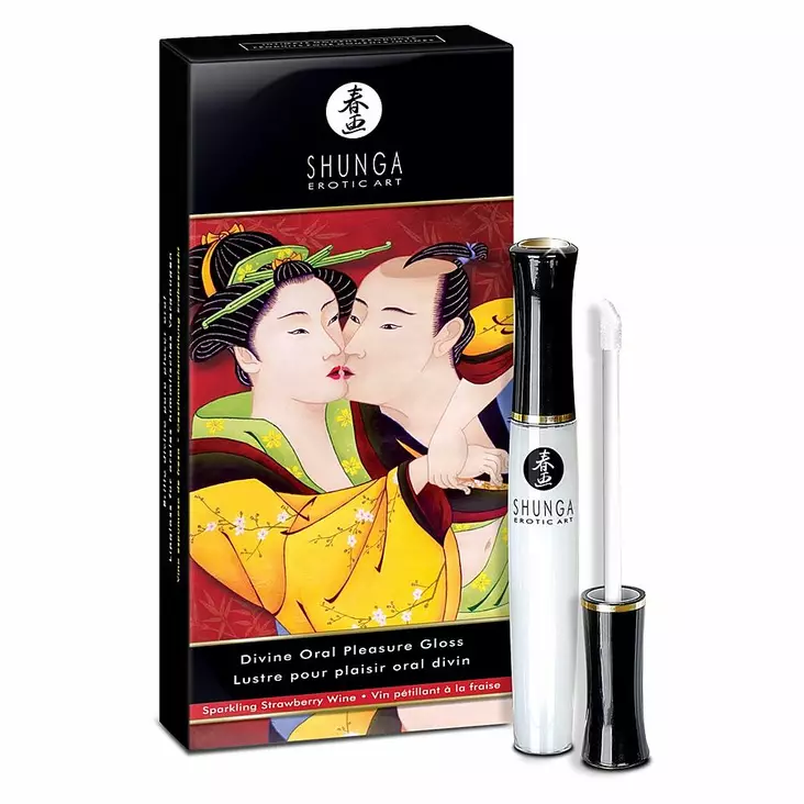 Shunga Oral Pleasure Gloss - Stimuloiva huulikiilto, 10 ml - Suuseksi - 8292-1 - 1