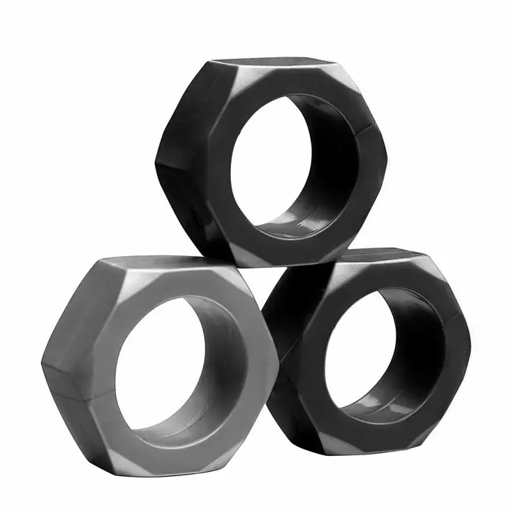 Tom Of Finland - Penisrenkaat, 3 kpl - Erektio - 36162-1 - 1