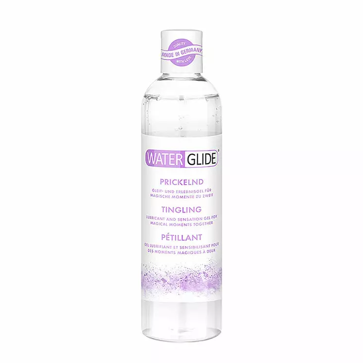 Water Glide Tingling - Kihelmöivä liukuvoide, 300 ml - Water Glide - 37373-1 - 1