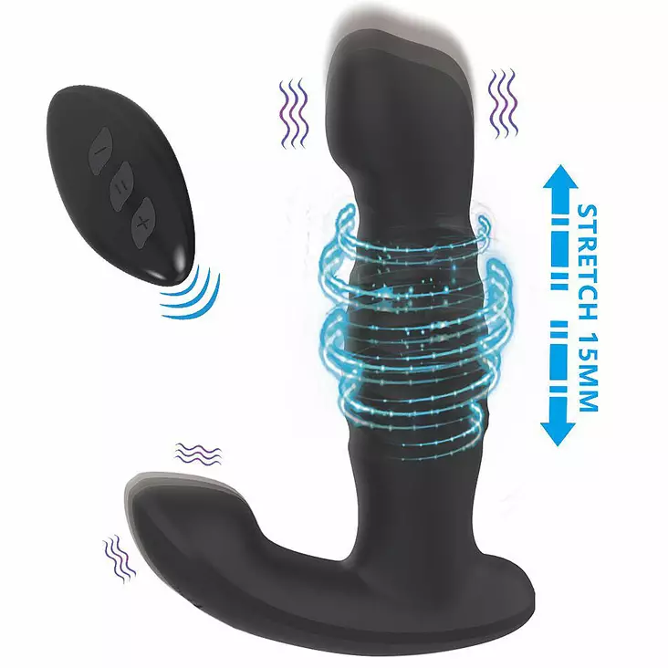 ZENN - Eturauhaskiihotin työntöliikkeellä & värinöillä - Eturauhaskiihottimet - 44203-1 - 1