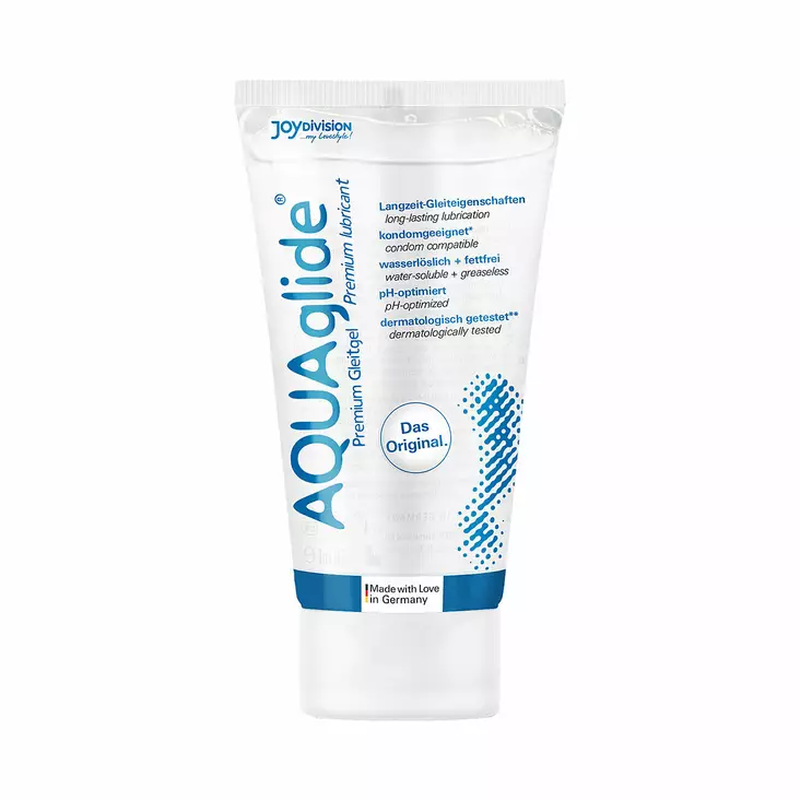 Aqua Glide - Vesipohjainen liukuvoide, 50 ml - Liukuvoiteet - 647-1 - 1