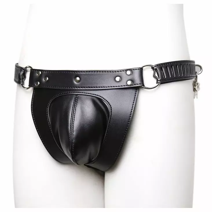 Chastity Pants - Nahkaiset siveyshousut - Asut ja asusteet - 49013-1 - 1