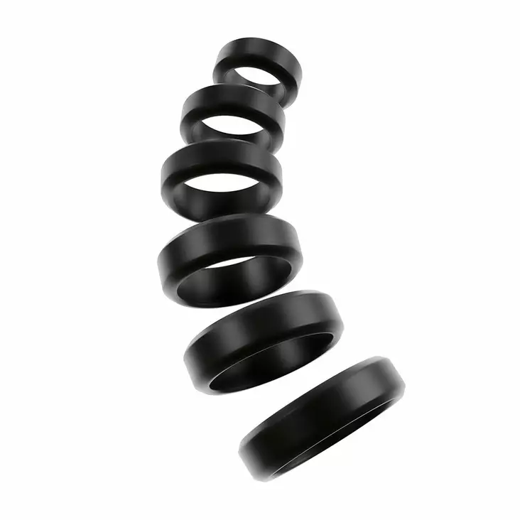 Cock & Ball Kit - Silikoninen penisrengassetti, 6 kpl - Tuotepaketit - 48952-1 - 1