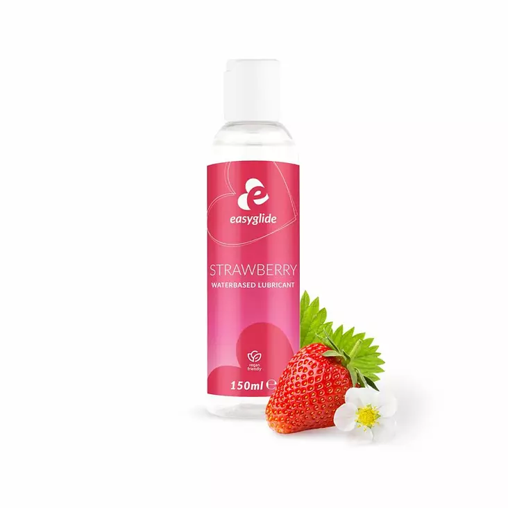 EasyGlide - Vesipohjainen liukuvoide, Strawberry, 150 ml - Liukuvoiteet - 46363-1 - 1