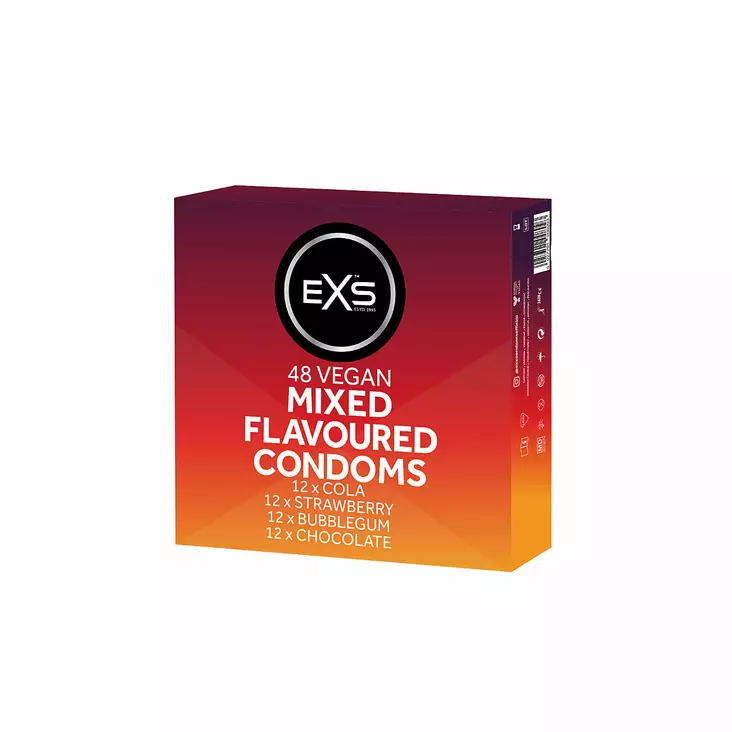 EXS Mixed Flavoured - Makukondomi 48 kpl - Kondomit - 47121-1 - 1