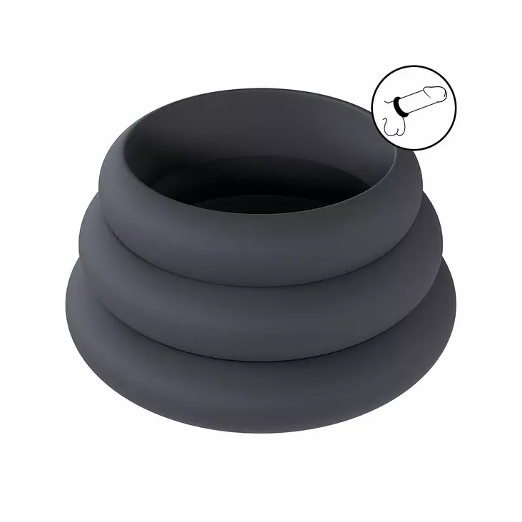 LEVELZ Wide O - Penisrengassetti, L/XL/XXL - Erektio - 48550-1 - 1