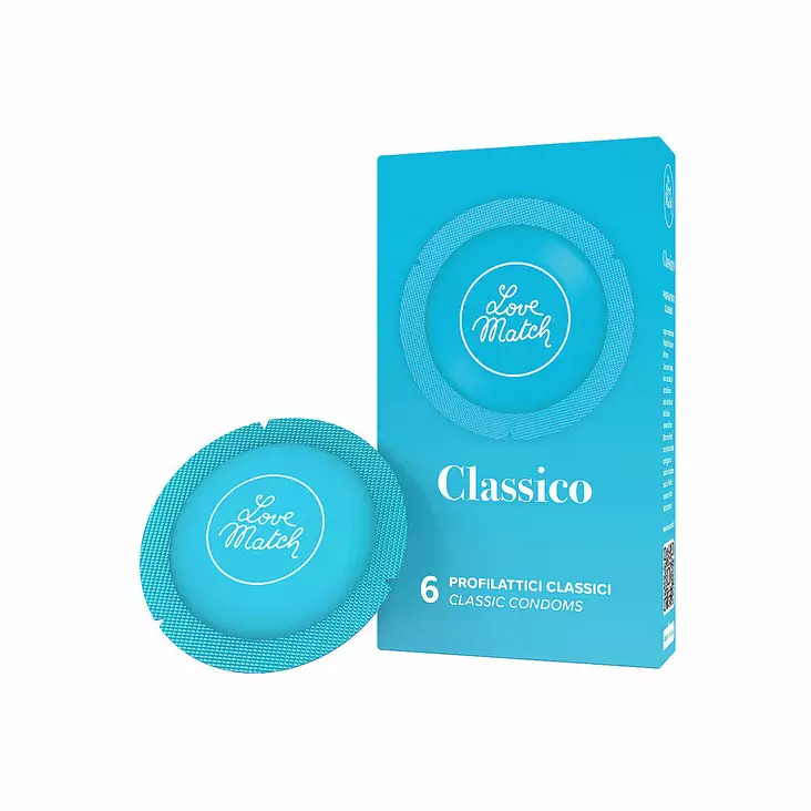 Love Match Classico - Klassinen kondomi, 6 kpl - Kondomit - 44089-1 - 1