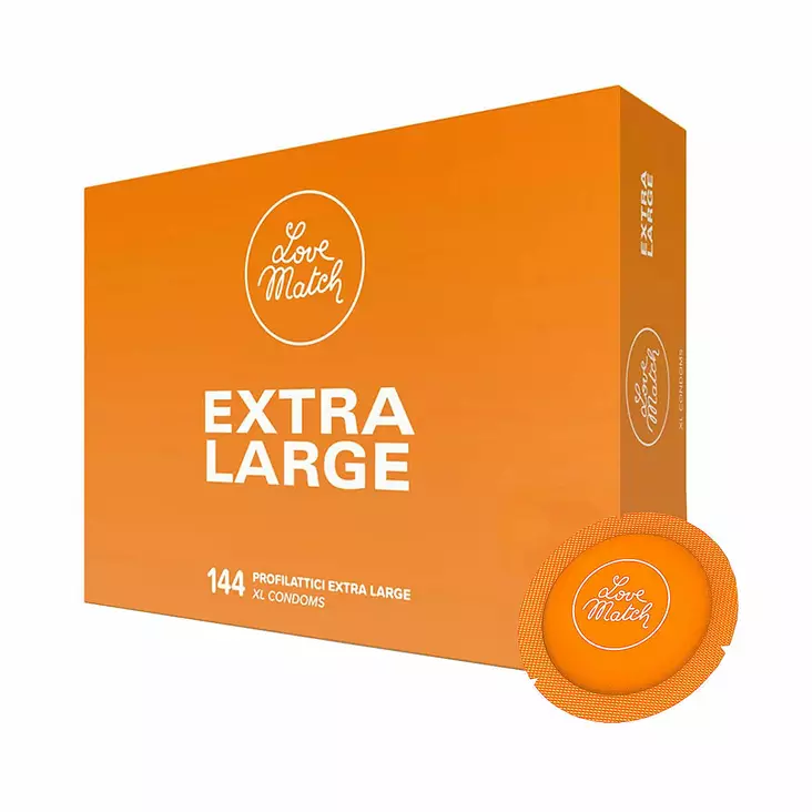 Love Match Extra Large - XL-kondomi, 144 kpl - Kondomit - 48836-1 - 1