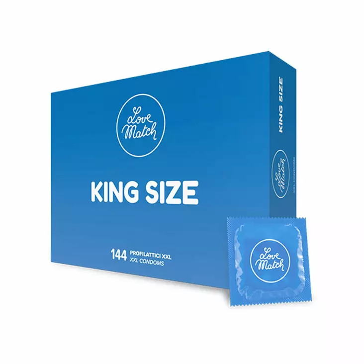Love Match King Size - XXL-kondomi, 144 kpl - Kondomit - 48618-1 - 1