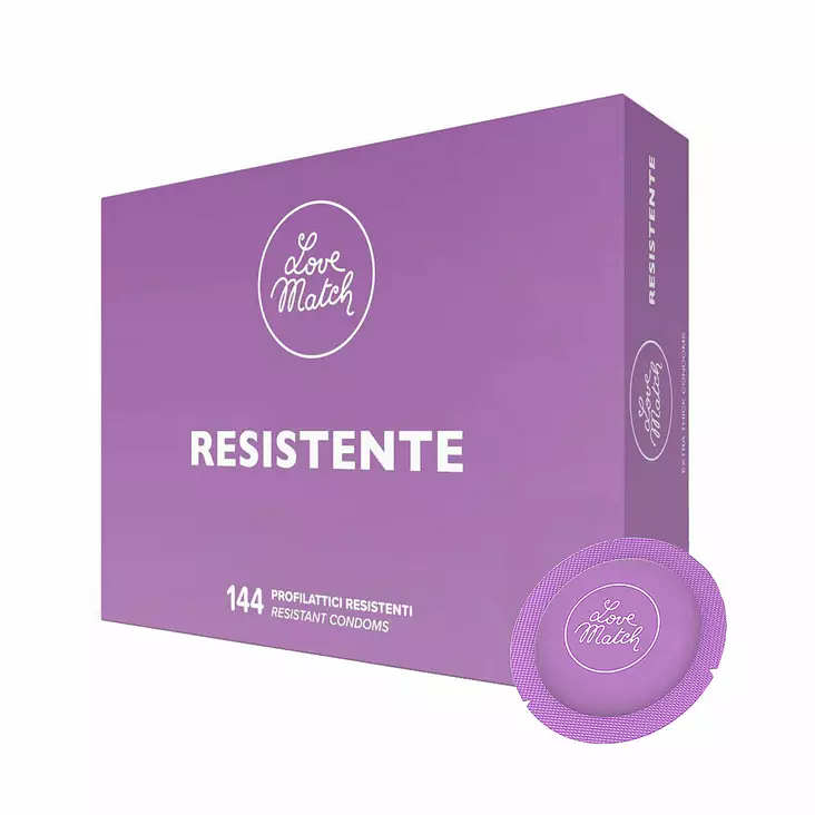 Love Match Resistente - Paksu kondomi, 144 kpl - Kondomit - 48837-1 - 1