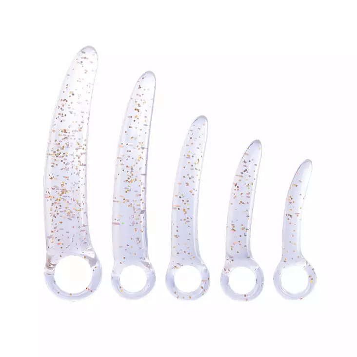 Nanma Glitter Collection - Dilataattorisetti, 5 kpl - Seksuaaliterveys - 48792-1 - 1