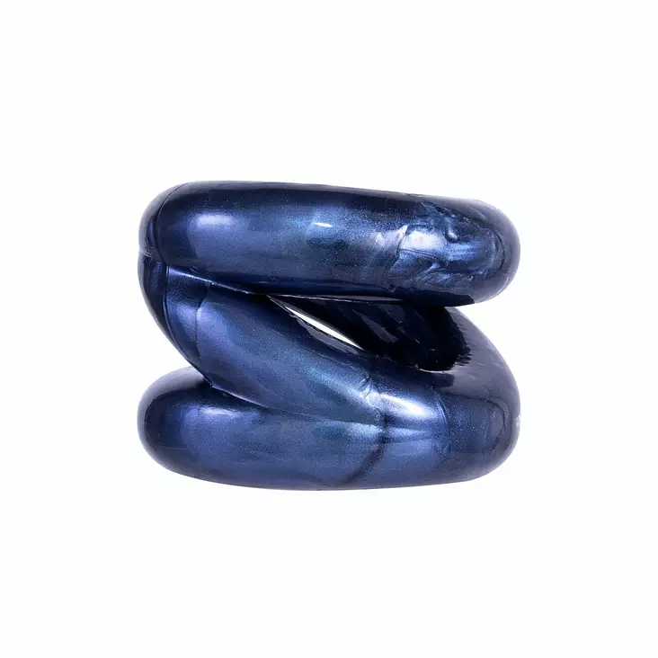 Nanma Power Sealed - 3-kierteinen penisrengas, sininen - Nanma - 48991-1 - 1