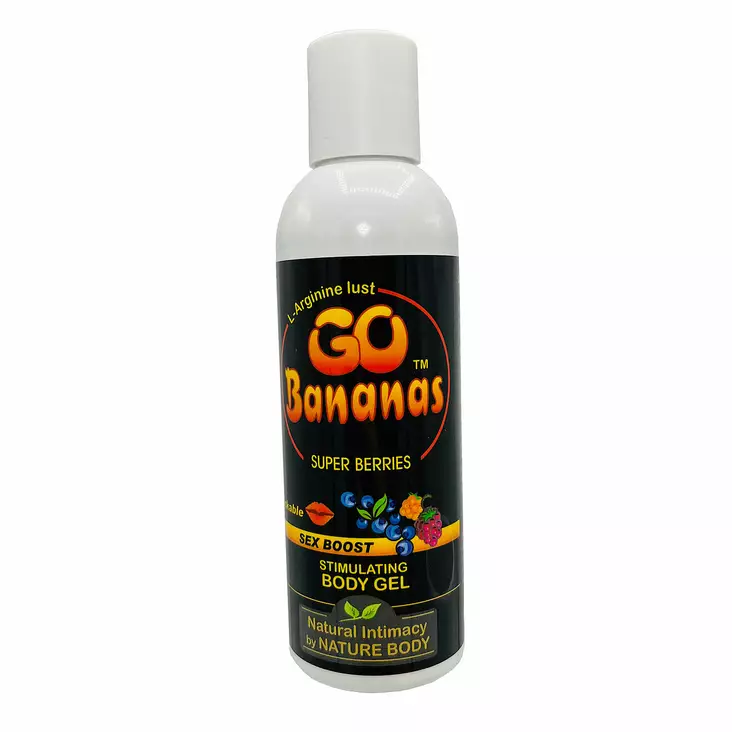 Nature Body Go Bananas - Stimuloiva makuliukuvoide, 100 ml Super-marjat - Liukuvoiteet - 37700-1 - 2