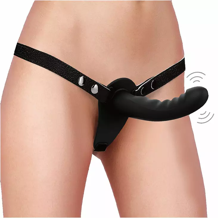 Ouch - Strap-on tuplavibraattori ja valjaat - Ouch - 44253-1 - 1