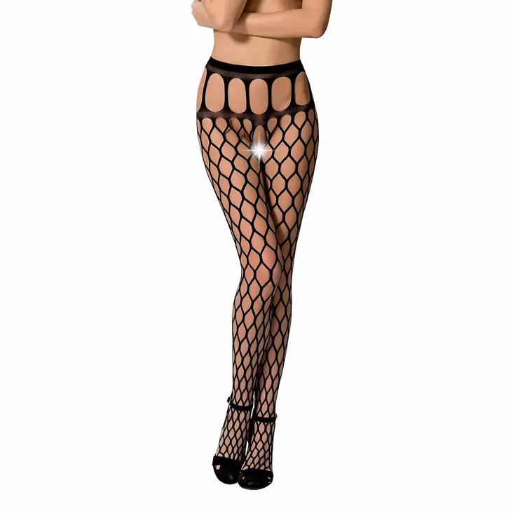 Passion - Avoverkkosukkahousut, S021 - Naisten seksiasut - 41870-1 - 1