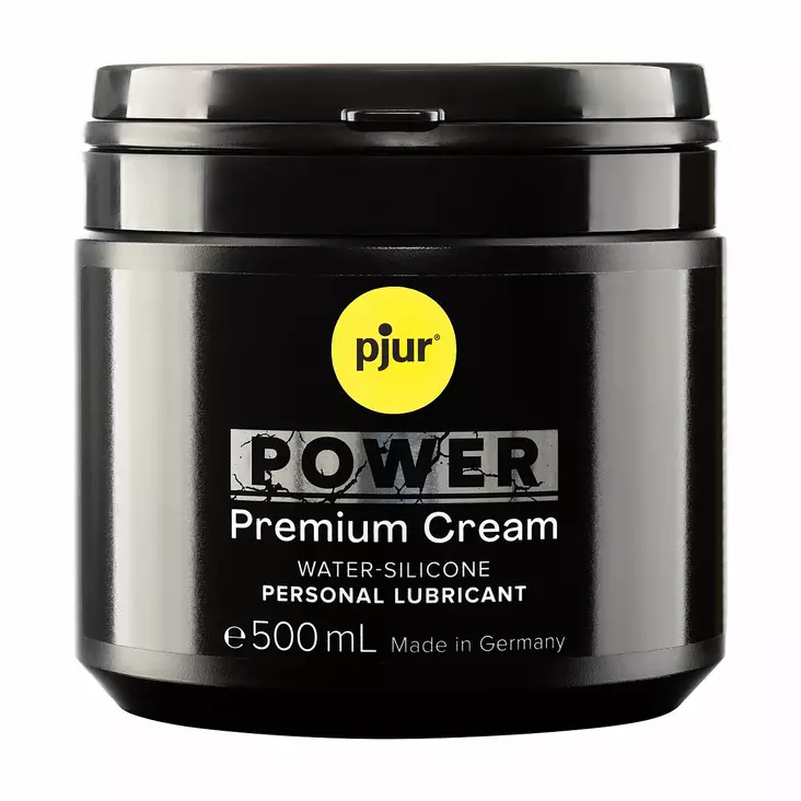 Pjur Power Premium Cream - Liukuvoide, 500 ml - Liukuvoiteet - 22185-1 - 1