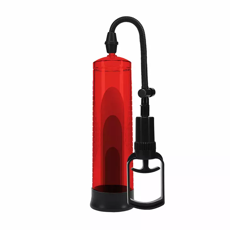 Pumped Basic Pump 2 - Penispumppu, punainen - Erektio - 49048-1 - 1