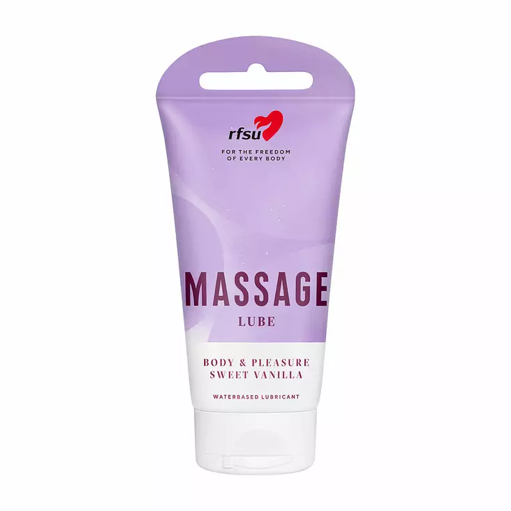 RFSU Massage Lube - Vaniljainen hierontaliukaste, 150 ml - Eroottinen hieronta - 49037-1 - 1