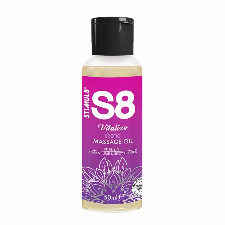 Stimul8 S8 Vitalize - Hierontaöljy, 50 ml - Hierontaöljyt - 48890-1 - 1
