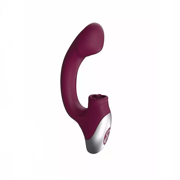 TITANZ - Taipuisa G-pistevibraattori klitoriskiihottimella - Vibraattorit - 48144-1 - 1