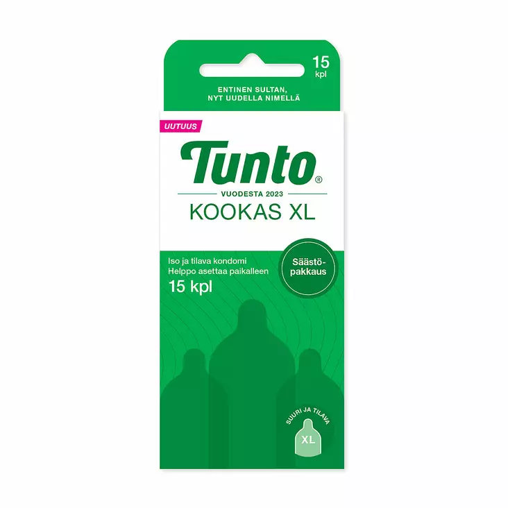 Tunto Kookas XL - Kondomi, 15 kpl - Kondomit - 46389-1 - 1